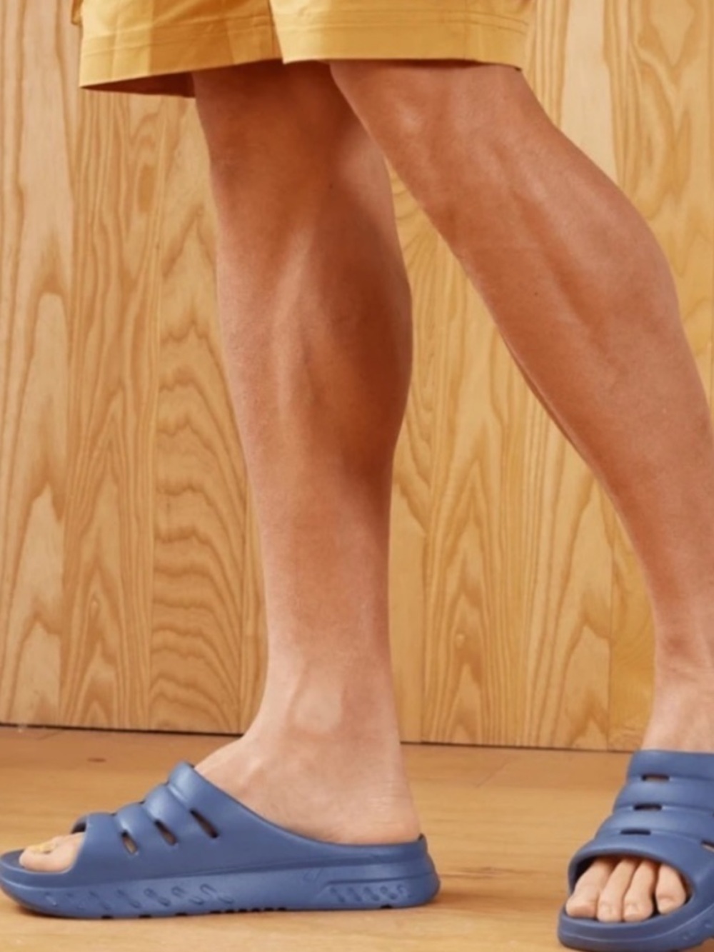 FitVille Recovery Slide Sandals ArchMax Cushioned Orthotic Sandals Lt Blue 15